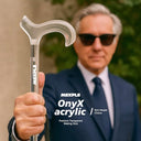 MEXPLE OnyXarcylic Premium Transparent Walking Cane - Mexple