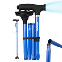 OnyXled Foldable Walking Stick with Built-in LED Torch - Mexple