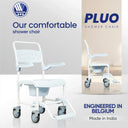 Pluo Premium Shower Commode Wheelchair