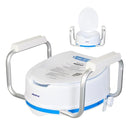 RaiXer6EXT RAISED TOILET SEAT with HAND-REST
