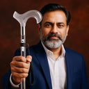 MEXPLE OnyXarcylic Premium Transparent Walking Cane - Mexple