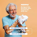 Xcrubb Disposable Rinse-Free Bathing Sponges, 30pcs