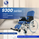 9300 Reclining Wheelchair with Attached Commode - Mexple
