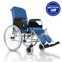 9300 Reclining Wheelchair with Attached Commode