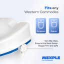 MEXPLE RaiXer2 Toilet Seat Height Raiser for Western Commode (2 Inches)