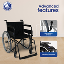 Jazz S20 Daily Lightweight & Foldable Wheelchair - Mexple