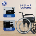 Jazz S20 Daily Lightweight & Foldable Wheelchair - Mexple