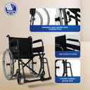 Jazz S20 Daily Lightweight & Foldable Wheelchair - Mexple