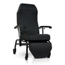 Normandie Geriatric Chair with Wheels & Reclinable Backrest - Mexple