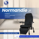 Normandie Geriatric Chair with Wheels & Reclinable Backrest - Mexple