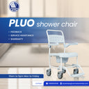 Pluo Premium Shower Commode Wheelchair - Mexple