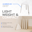 Xosmos Signature Long Legs Shower Stool (HL-7201)