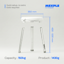 Xosmos Signature Revolving Top Shower Stool (HL-7203)