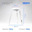 Xosmos Signature Long Legs Shower Stool (HL-7201)