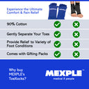 ToeXocks Toe Separator Socks, Men & Women
