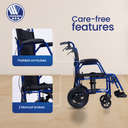 Bobby Portable & Foldable Travel Wheelchair - Mexple