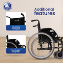 Jazz S50 Foldable Hands Adjustable Wheelchair - Mexple