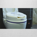 RAIXER4 Elevated Toilet Seat Riser 4Inches with 2Clips